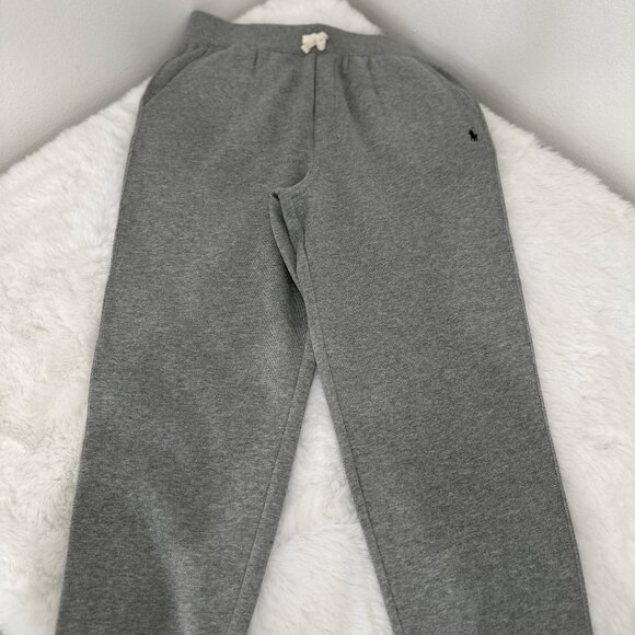 Polo Ralph Lauren Boys Grey Fleece Jogger Pants - Picture 1 of 9